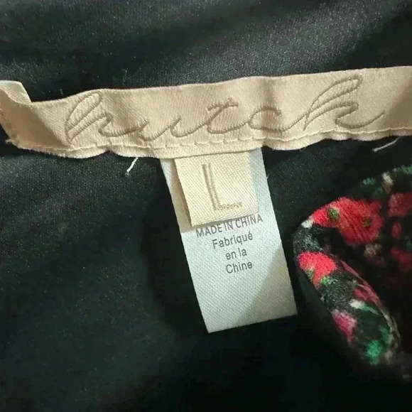 Hutch Red Floral Sweetheart Midi Dress Size Large - Picture 4 of 5